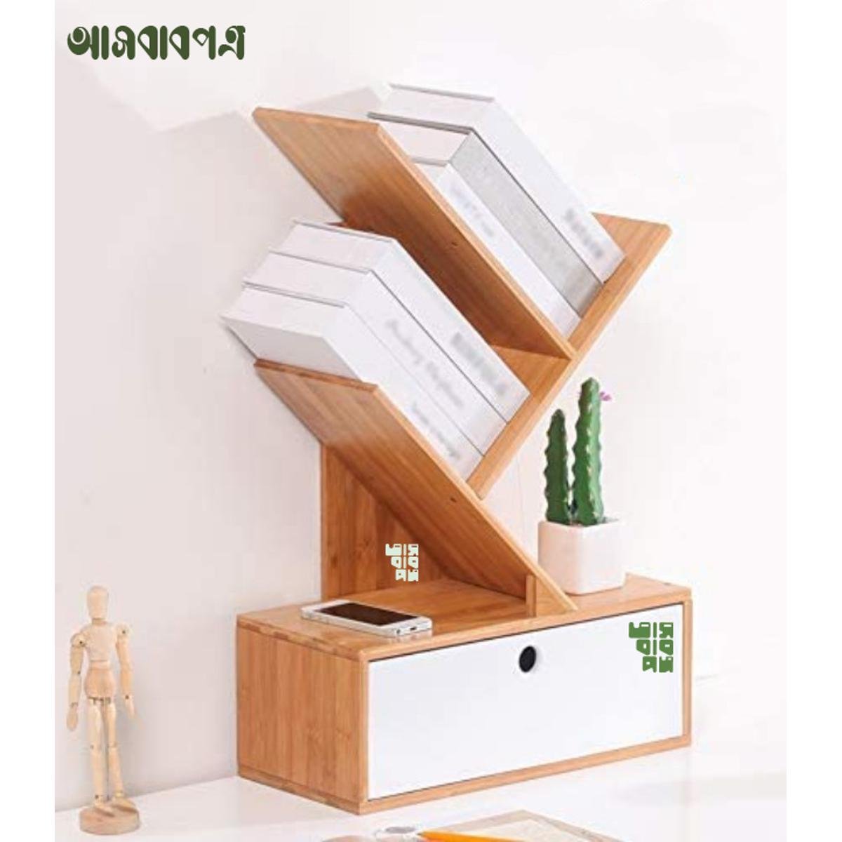 137da1e9327988d3e181cc2a547cfc7c Book shelf Tree book shelf Height 31 Inch Width 18 Inch Depth 08 Inch Book Shelv Model BS015 - Image 1