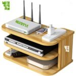 Router Shelf Wall Mounted Wifi Router Storage Top Box Height 10 Inch Length 14 Inch Depth 08 Inch Model:RS206
