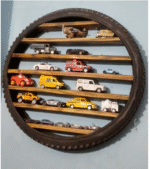 Hot wheel Shelf Toy shelf floating wall shelf Height 26 Inch WIdth 26 inch depth 2.5 Inch WL409 - Image 3