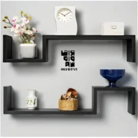 Wall Mounted S Shape Design Shelves Height 5 Inch Width 30 Inch Depth 6 Inch Model:WL416