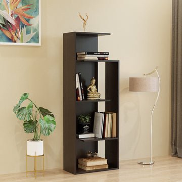 BS-CR-Wcopy_360x Book Shelf showpiece shelf Stand Height 52 Inch Width 12 inch Depth 7 Inch. Model:SLF310 - Image 1