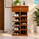 Shoe Rack | 34″ H × 18″ W × 12″ D | Model SR3001 | Compact Shoe Organizer | Ashbabpotra Bangladesh