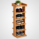 Shoe Rack | 36″ H × 12″ W × 12″ D | Model SR3002 | Slim Vertical Shoe Organizer | Ashbabpotra Bangladesh - Image 4