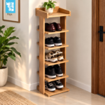Shoe Rack | 36″ H × 12″ W × 12″ D | Model SR3002 | Slim Vertical Shoe Organizer | Ashbabpotra Bangladesh