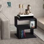 Bedside table corner table sofa side table bedroom bed side table H #16 inch X W #16 inch X D #16 inch BST020 - Image 3
