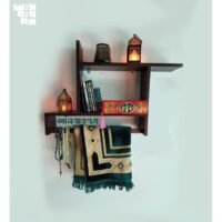 Jaynamaz Shelf / Prayer Mat Shelf - Height 20 Inch × Width 25 Inch × Depth 7 Inch | Model JS1001