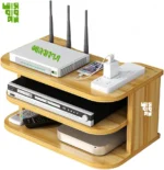 Router Shelf Wall Mounted Wifi Router Storage Top Box Height 10 Inch Length 14 Inch Depth 08 Inch Model:RS206 - Image 3