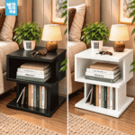Bedside Table / Corner Table / Sofa Side Table | 16″ H × 16″ W × 16″ D | Model BST020 | Ashbabpotra Bangladesh - Image 2