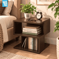Bedside Table / Corner Table / Sofa Side Table | 16″ H × 16″ W × 16″ D | Model BST020 | Ashbabpotra Bangladesh