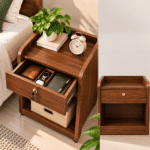 Bed Side Table BST101 – Compact Side Box (18×13×12 Inch) | Modern Bedroom Furniture Bangladesh - Image 2