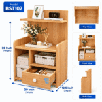 Bedside Table | 30″ H × 20″ W × 12.5″ D | Model BST102 | Ashbabpotra Bangladesh - Image 3