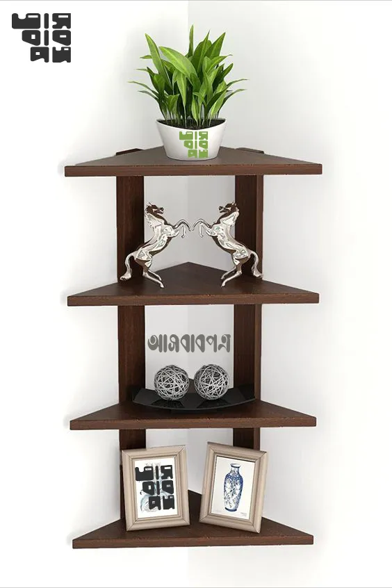 c0d4ba2b0f11153cd9b11545291b4412.png_2200x2200q80.png_ Wall Shelf Corner Shelf Height 30 Inch Length 20 Inch Depth 10 Inch Book Shelv Model WL424 - Image 1