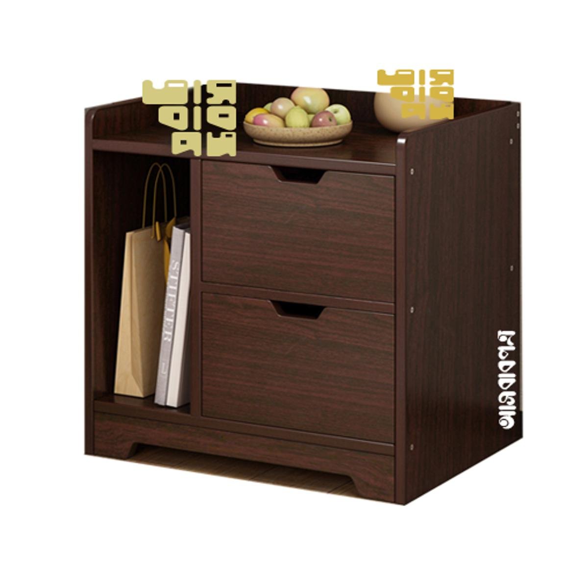 c3f1774fbaf188ef1182ba90ea3ab55a Bedside Table - Height 18 Inch × Width 20 Inch × Depth 12.5 Inch | Model BST116 - Image 1