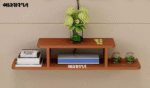 Router Shelf Wall Mounted Wifi Router shelf Height 7.5 Inch Width 32 Inch Depth 08 Inch Model:RS205 - Image 7