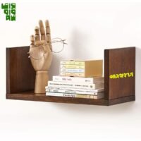 Wall Shelf Height 07 Inch Width 14 Inch Depth 8 Inch Book Shelv Model WL406W