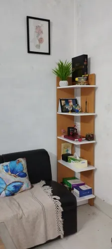 slf301.3 Book Shelf showpiece shelf Stand Height 60 Inch Width 18 inch Depth 10 Inch Model:SLF301 - Image 1