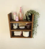 Wooden Kitchen Storage Rack Model Height 24 inch Width 16 inch Depth 5 inch Model WRK004 - Image 5