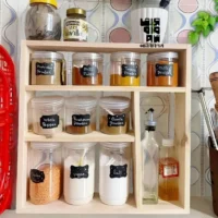 Wooden Kitchen Storage Rack Model Height 24 inch Width 16 inch Depth 5 inch Model WRK006