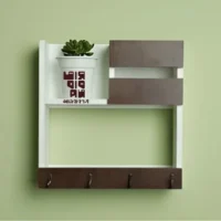 Wall Shelf Key ring stand Height 12 Inch Width 12 Inch Depth 5.5 Inch Floating wall shelf Model WKS001