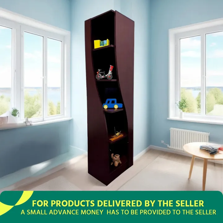 S803f4945ce9a4bc8a3b1f96cb02610e5b.jpg_720x720q80.jpg_ Book Shelf /Showpiece shelf Stand Height 60 Inch width 14 Inch Depth 14 Inch Shelv Model SLF305 - Image 1
