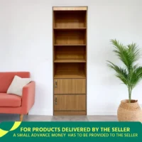 Book Shelf - Height 72 Inch × Length 21 Inch × Depth 12 Inch | Model BS005