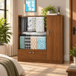 2-in-1 Alna with Storage Cabinet 48″ × 48″ with Lock | Model AL004 | Ashbabpotra Bangladesh
