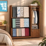 4/4 Alna with 1-Door Storage Cabinet | Clothes Hanger | Model AL002 | Ashbabpotra Bangladesh