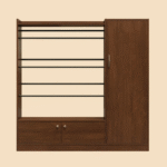 2-in-1 Alna with Storage Cabinet - 48"×48" with Lock | Model AL004 - Image 2