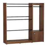 Alna 4/4 with 1-Door Storage Cabinet - Clothes Hanger | Model AL002 - Image 3