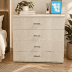 4 Drawer Storage Cabinet (36×32×16 Inch) – Modern  Organizer | Ashbabpotra